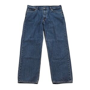 Levi's 550 Relaxed Fit Jeans Mens W40 L34 Blue Denim Pants‎